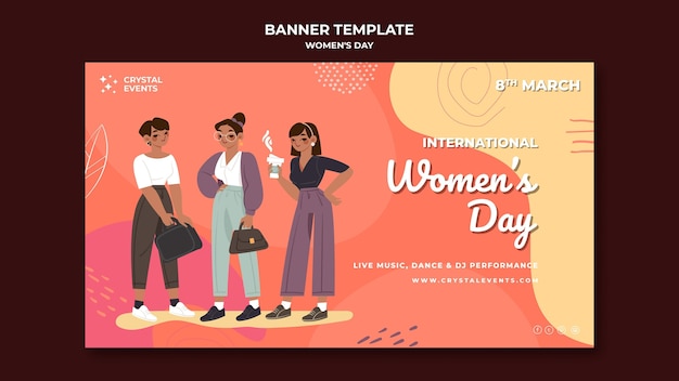 International women day banner