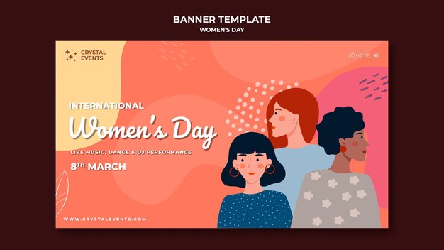 International women day banner