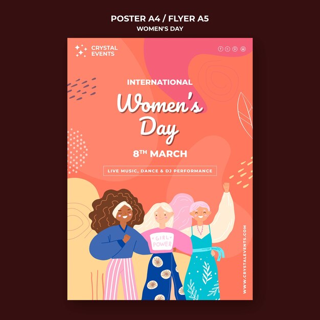 International women day flyer