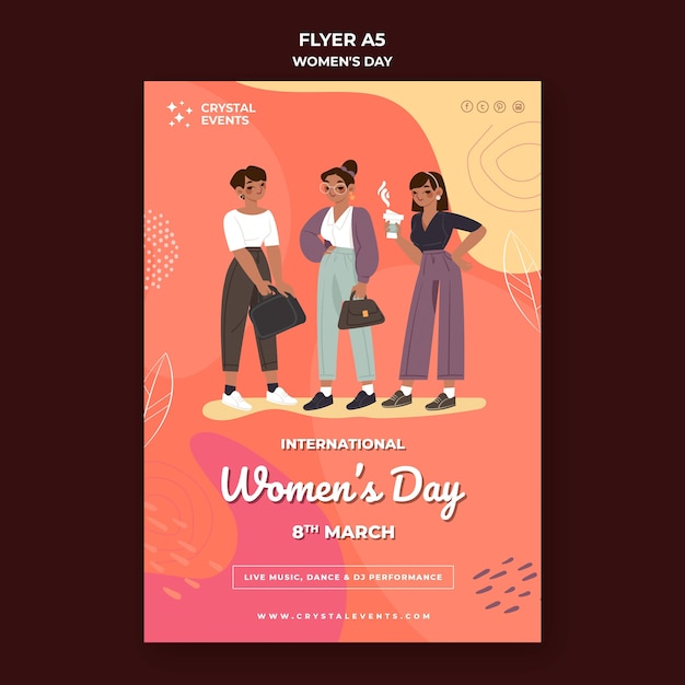 International women day flyer