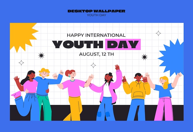 International youth day celebration template