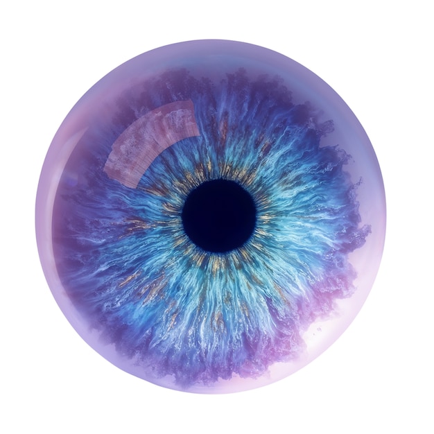 Free PSD iris of eye isolated