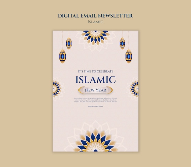 Islamic event celebration template