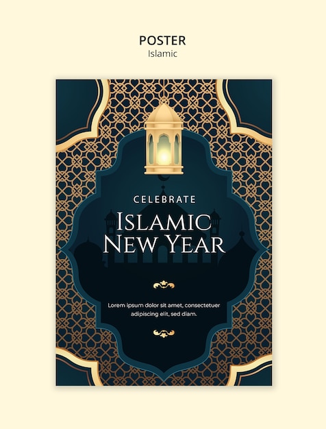 Free PSD islamic event celebration template