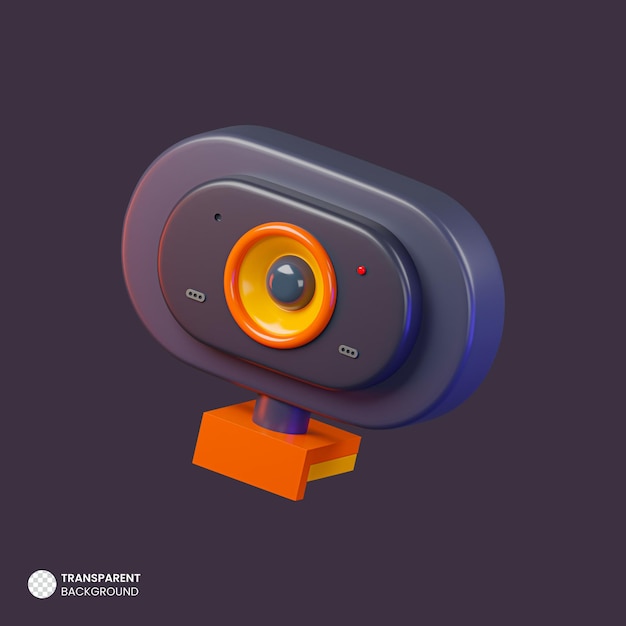 Free PSD isolated 3d render webcam icon