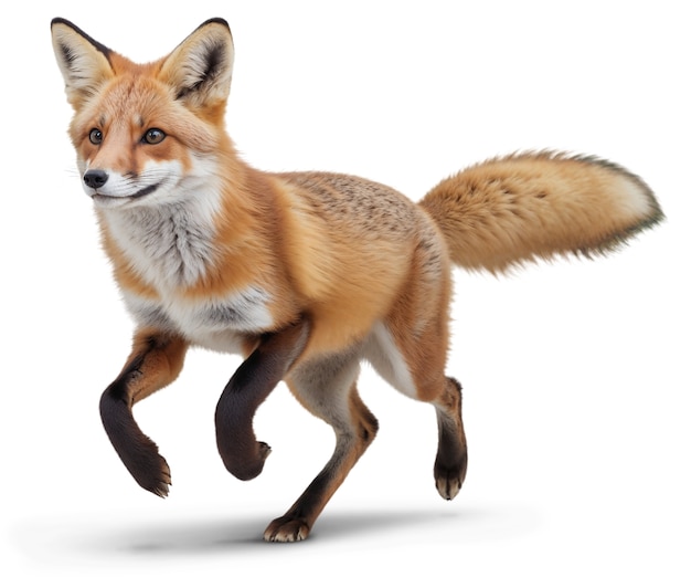 Free PSD isolated cute fox