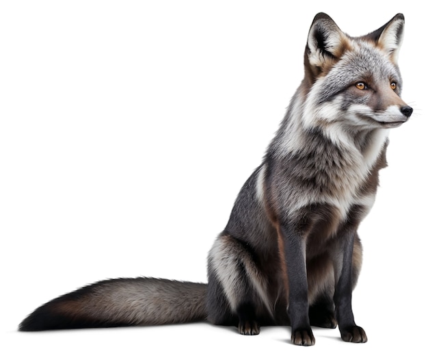 Free PSD isolated cute fox