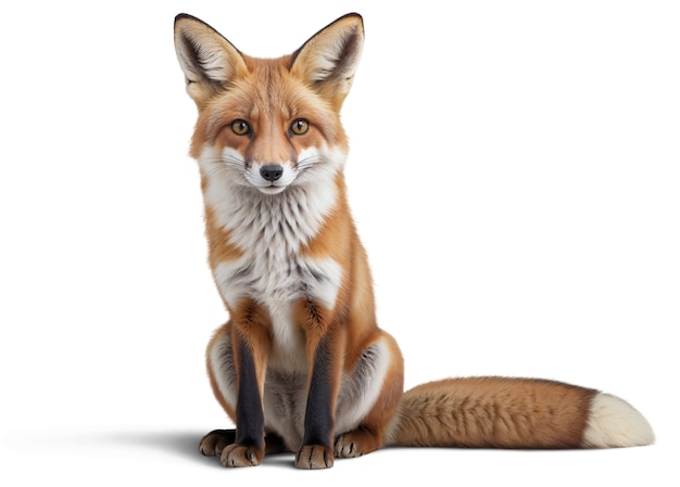 Free PSD isolated cute fox