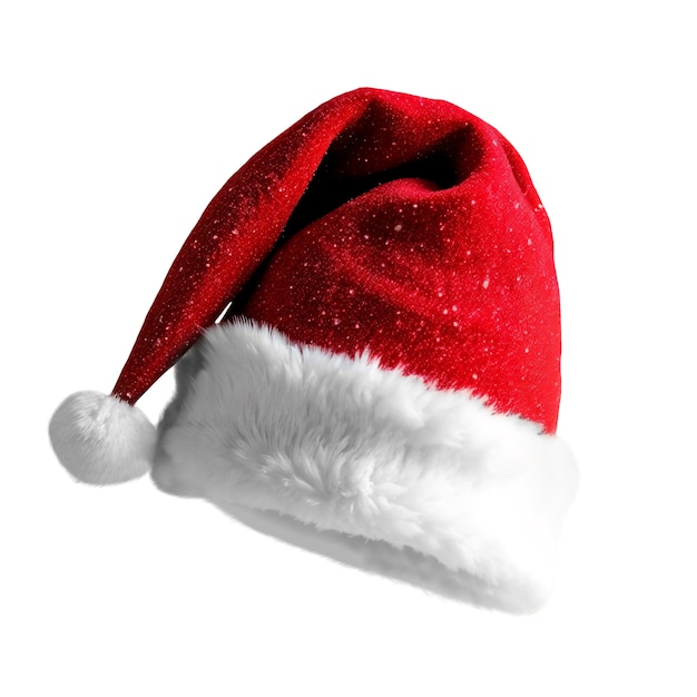 Free PSD isolated santa hat