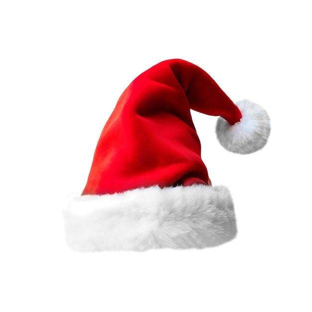 Free PSD isolated santa hat