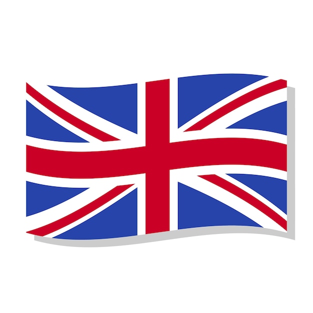 Free PSD isolated united kingdom flag design