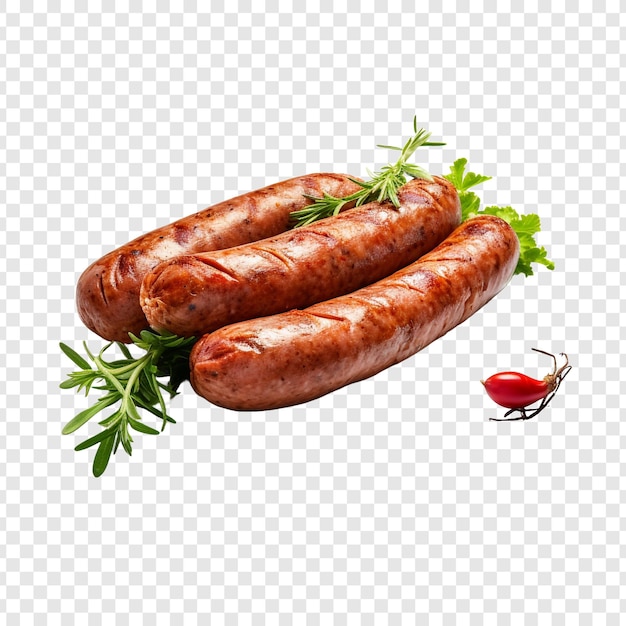 Free PSD italian sausage isolated on transparent background