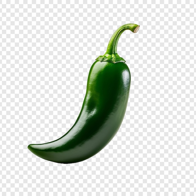 Free PSD jalapeno isolated on transparent background