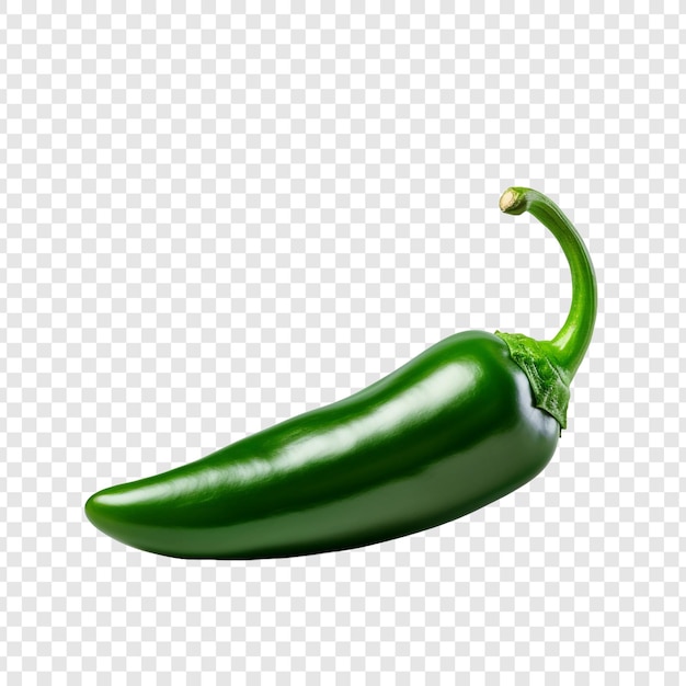 Free PSD jalapeno isolated on transparent background