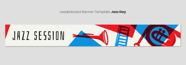 Free PSD jazz festival template design