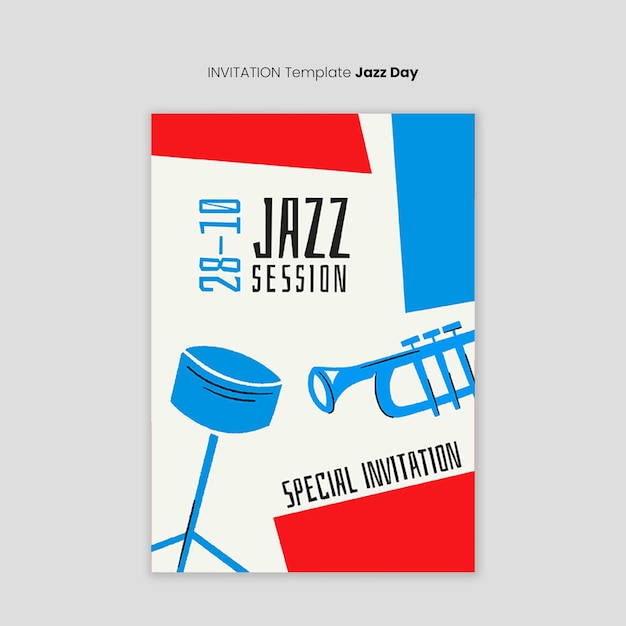 Jazz festival template design