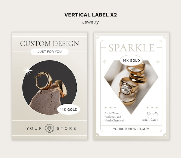 Jewelry shop business template