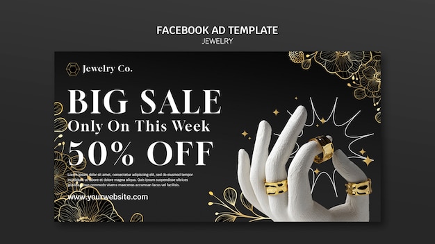 Free PSD jewelry template design