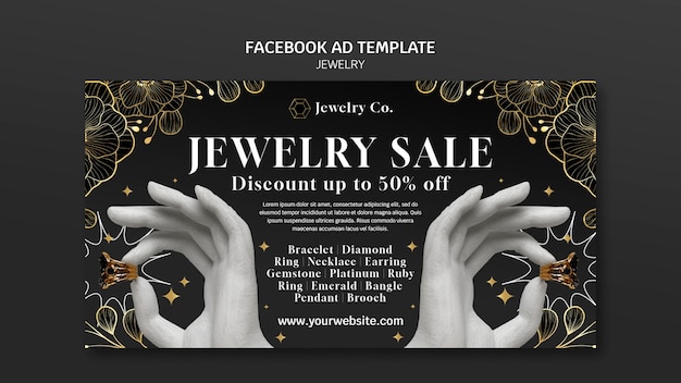 Free PSD jewelry template design