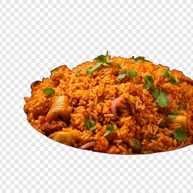 Free PSD jollof isolated on transparent background