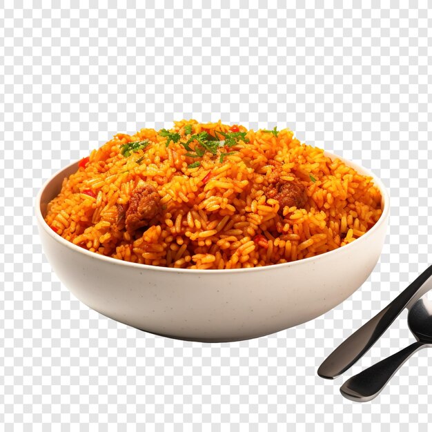 Jollof isolated on transparent background