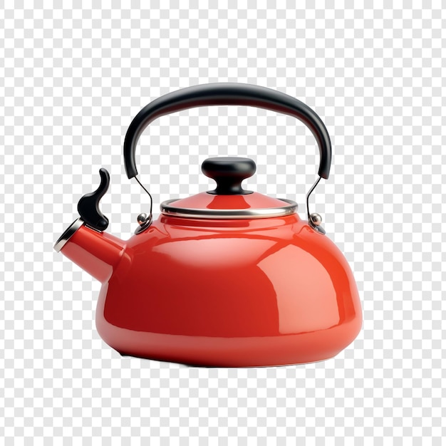 Free PSD kettle isolated on transparent background