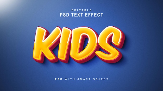 Kids text effect