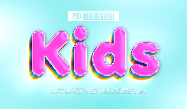 Kids Text Style Effect