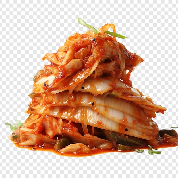 Free PSD kimchi isolated on transparent background