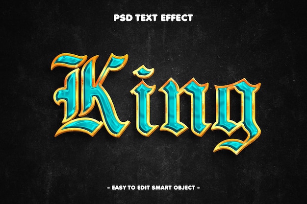 King Text Effect