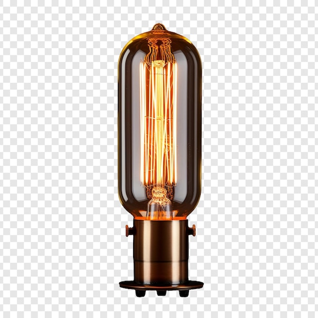 Free PSD lamp isolated on transparent background