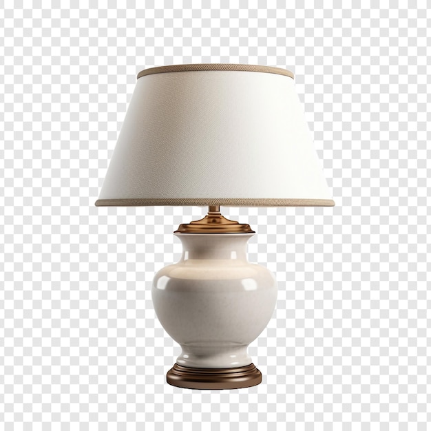 Free PSD lamp isolated on transparent background