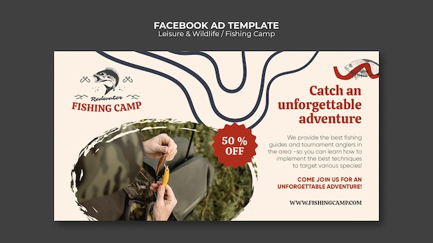 Free PSD leisure and wildlife facebook template