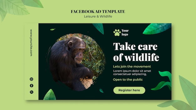 Leisure and wildlife template design