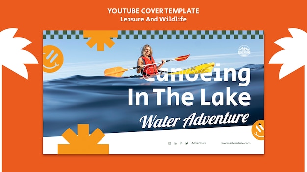 Free PSD leisure and wildlife youtube cover