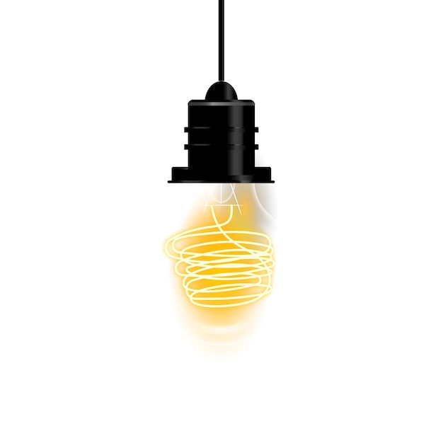 Free PSD light bulbs isolated