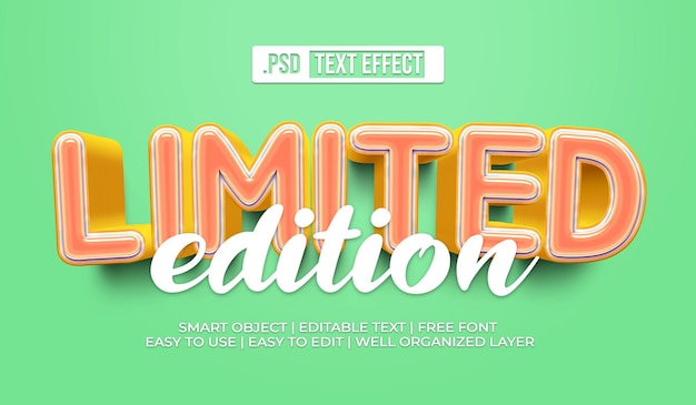 Limited Text Style Effect