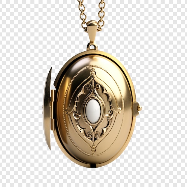 Free PSD locket isolated on transparent background