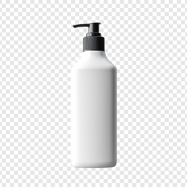 Free PSD lotion bottle isolated on transparent background