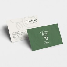 Blank business cards