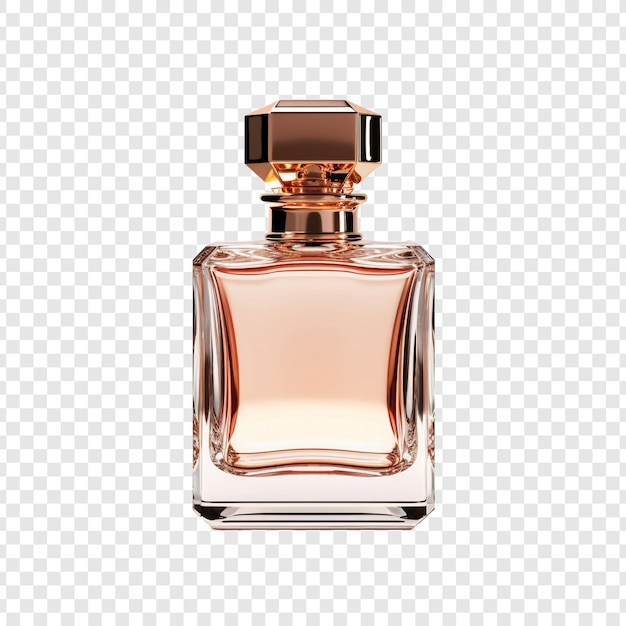 Luxury perfume bottle png isolated on transparent background