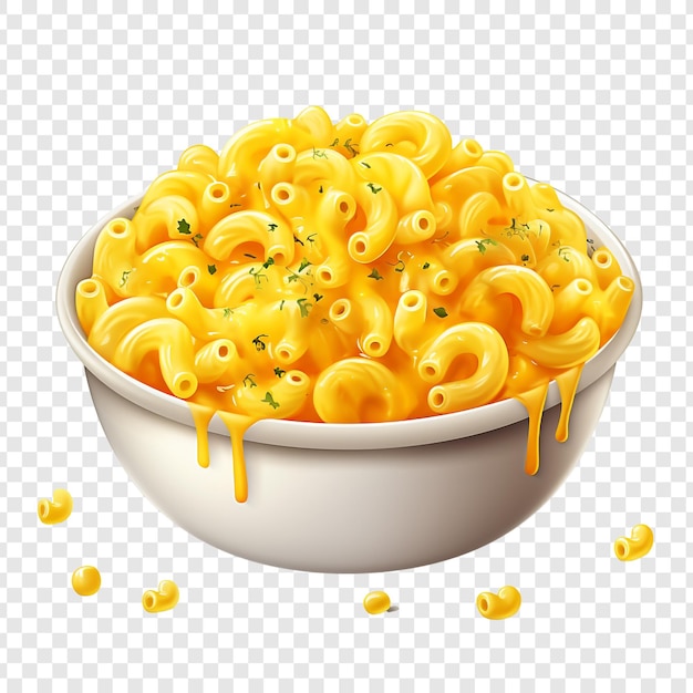 Free PSD mac and cheese isolated on transparent background