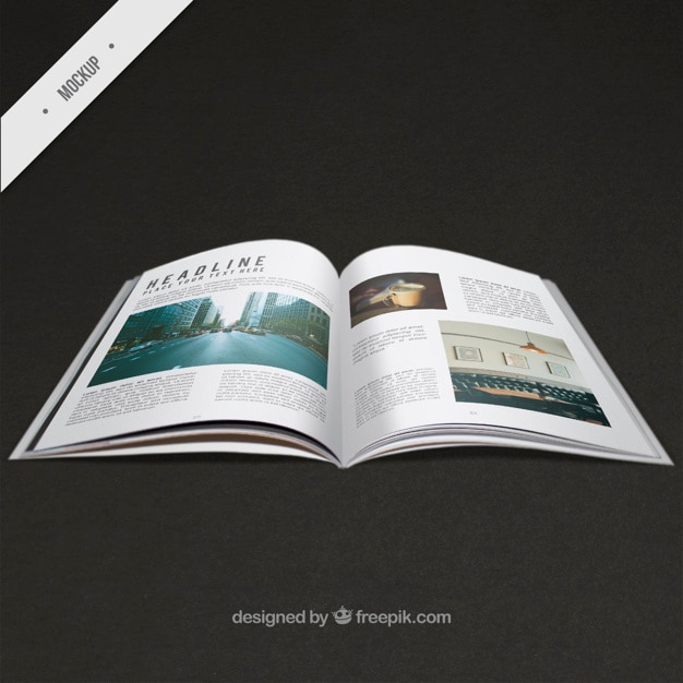 Magazine mockup