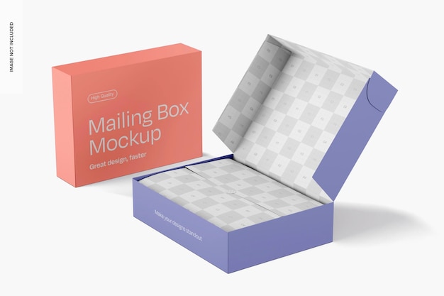 Mailing Box Mockup