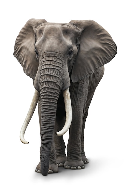 Free PSD majestic elephant isolated