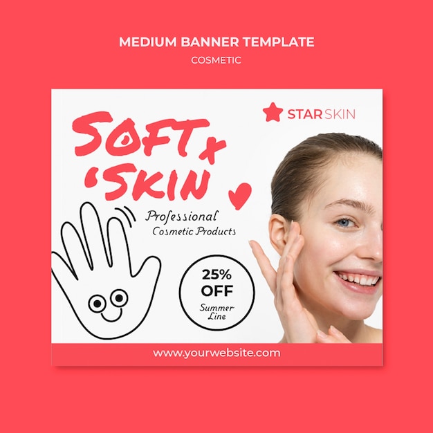 Free PSD make up template design