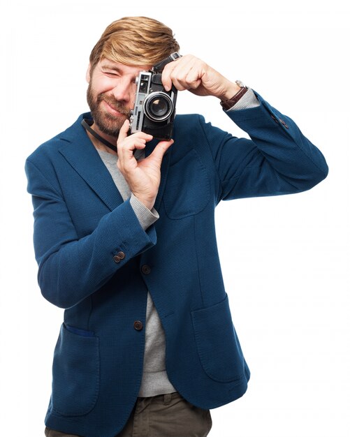 Man taking a photo