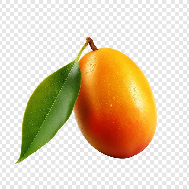 Mango isolated fruits on transparent background