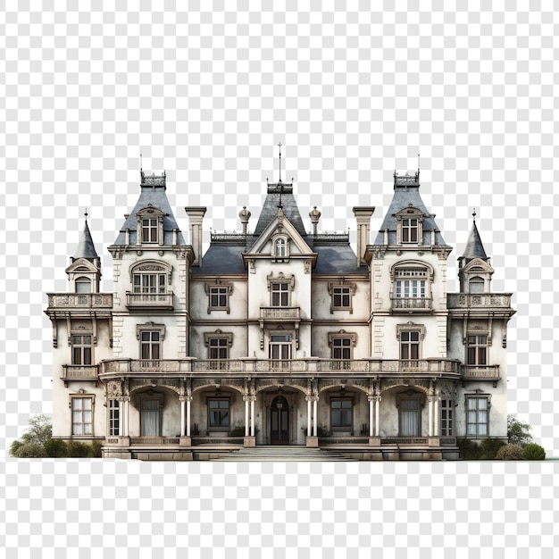 Free PSD manor house isolated on transparent background