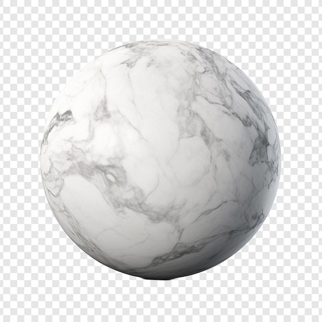 Free PSD marble isolated on transparent background